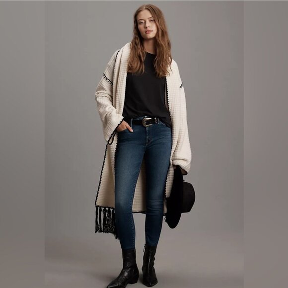 MOTHER Denim - Mother Jean Womens 27 Skinny The Looker Ankle Fray Invitation Only Dark Blue